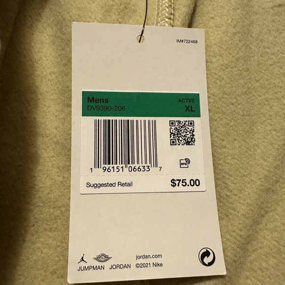 Jordan Essentials Holiday Fleece Pants Men’s XL All Over Print DV9390-206 - Picture 5 of 6